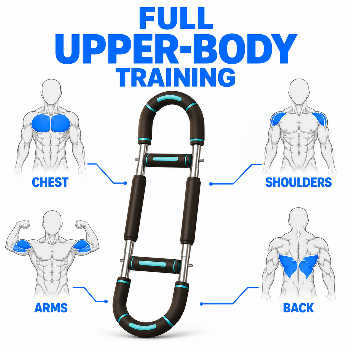 Adjustable U-Shaped Arm Strength Trainer